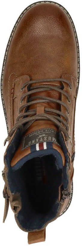 Mustang Veterschoenen Hoog cognac