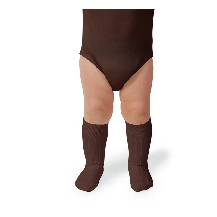 Collégien Chaussettes La Haute | Marron