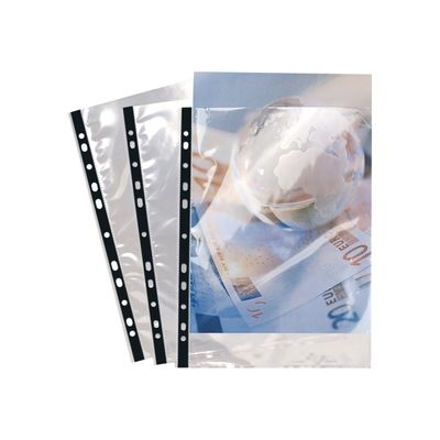 Exacompta - 100 Pochettes perforées - A4 - 9/100 - cristal