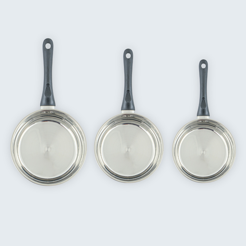 Lot de 3 casseroles 'Primo' en inox