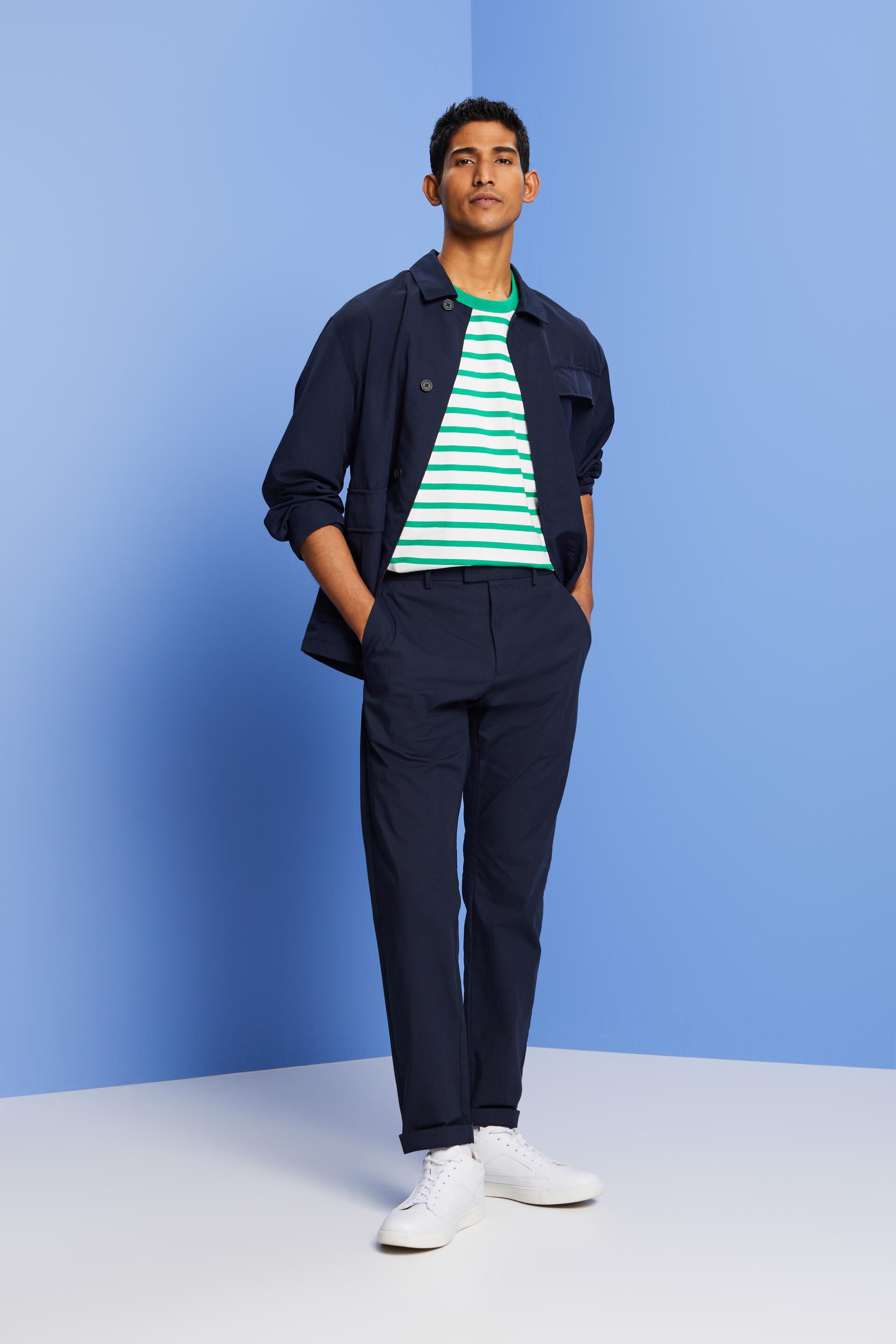 Pantalon chino en popeline