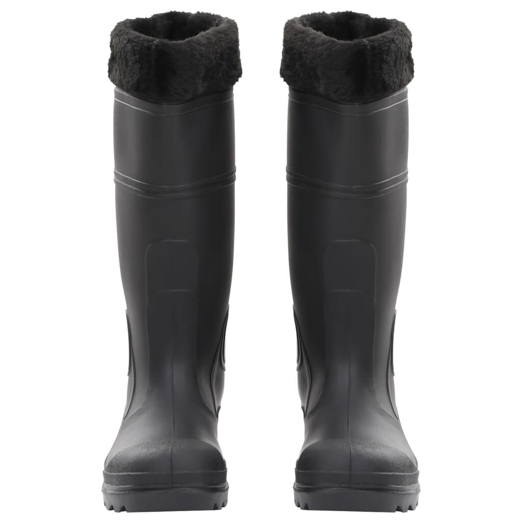 vidaXL Wellington laarzen met uitneembare voering, zwart, maat 38, PVC