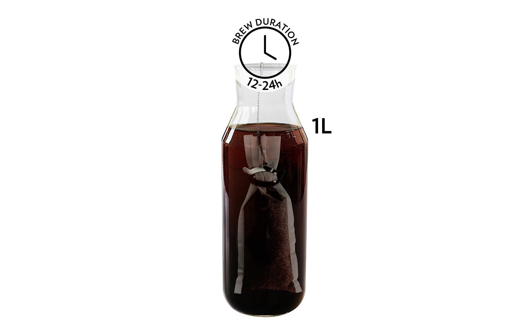 Kaffeefilter Coldbrew 60 StückKompostierbarer Kaffeefilter mit Click Halterung