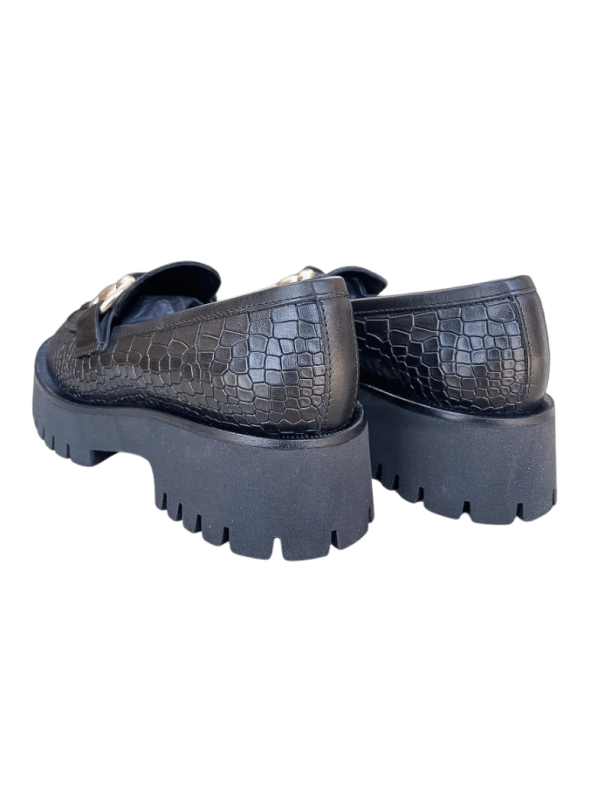 Mocassins E007E1 Cocco Nero - Semerdjian