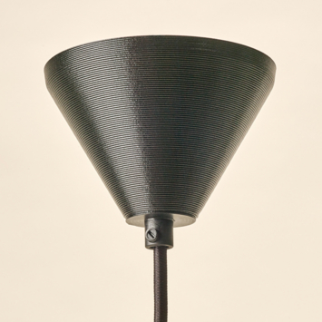 Philips 3D printed hanglamp Industrial three wit Ø20 cm