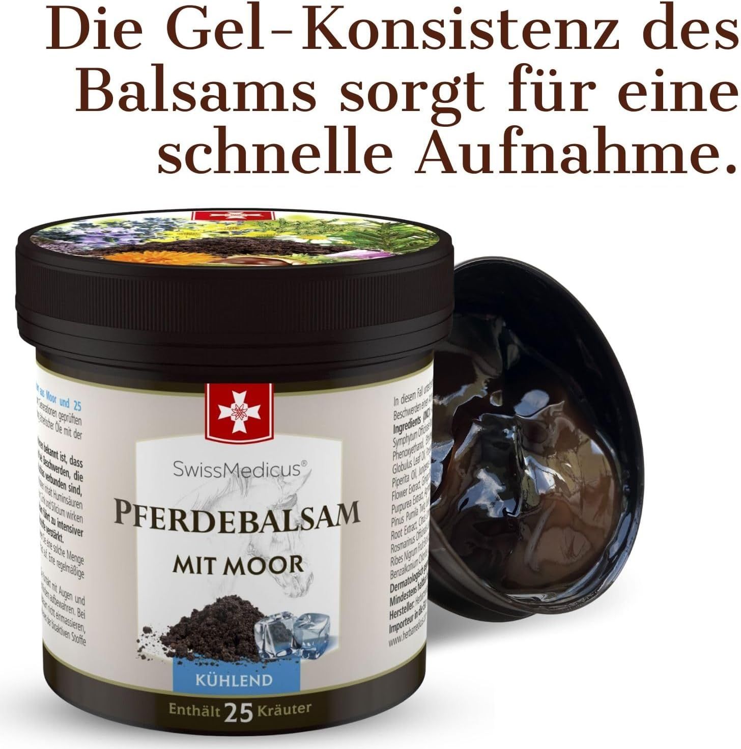 SwissMedicus Pferdebalsam mit kühlender Moor