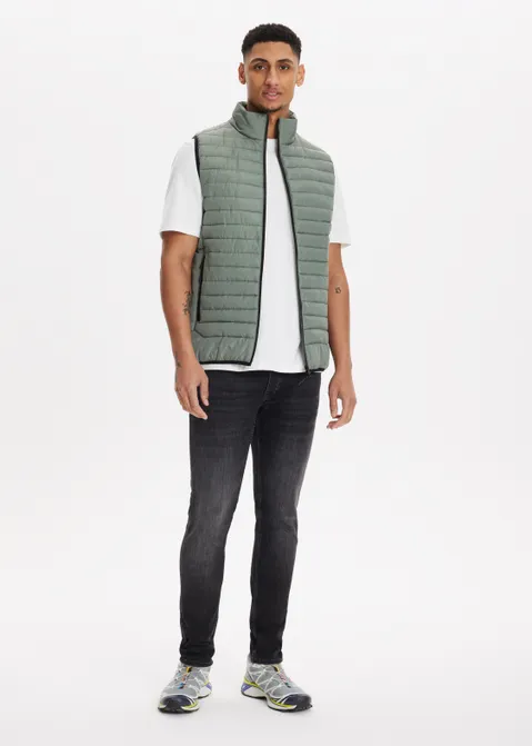 Tech padded bodywarmer groen (GRN.M)