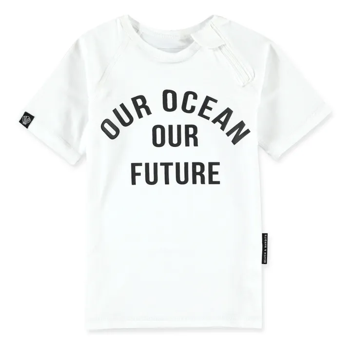 Beach & Bandits T-Shirt Anti-UV Ocean | Blanc