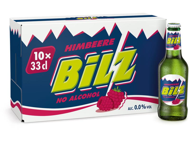 Bilz Bier Himbeere alkoholfrei 10 x 0.33 l Fruchtiges Biermix-Getränk ohne Alkohol