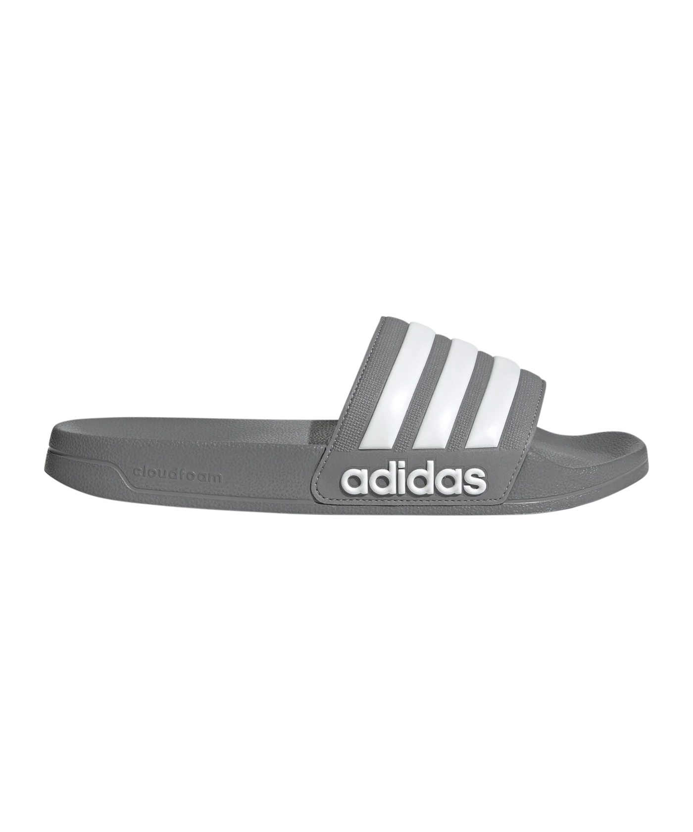 adidas Cloudfoam Adilette Shower Grau Weiss
