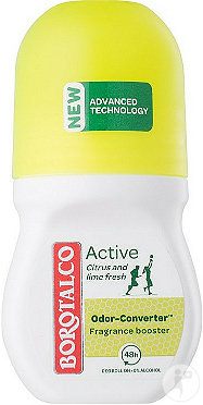 Borotalco Active Déodorant Roll-On 48h Agrumes Et Citron Vert Fresh 50ml