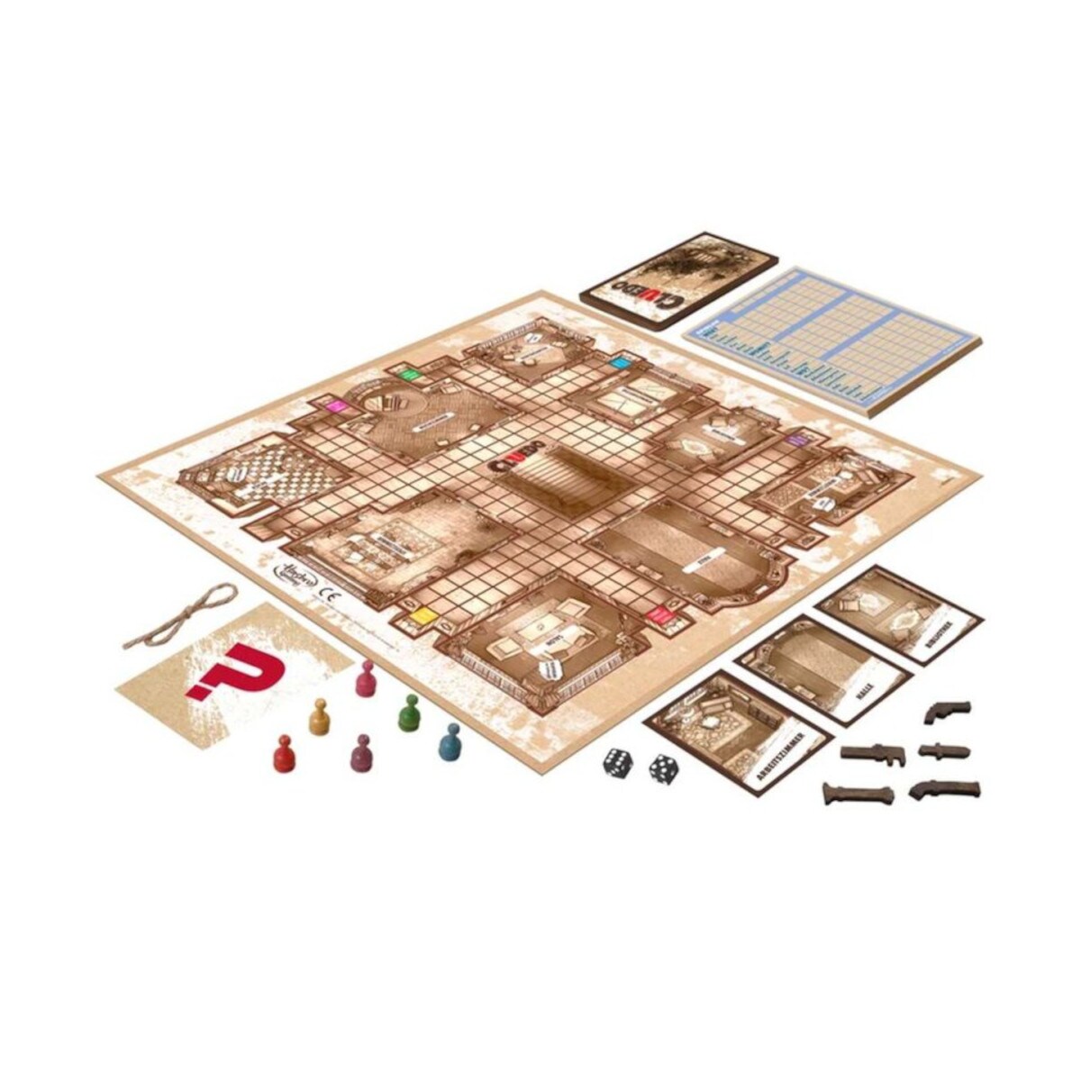 Cluedo Rustikal (Holz Sonderedition) Brettspiel Gesellschaftsspiel