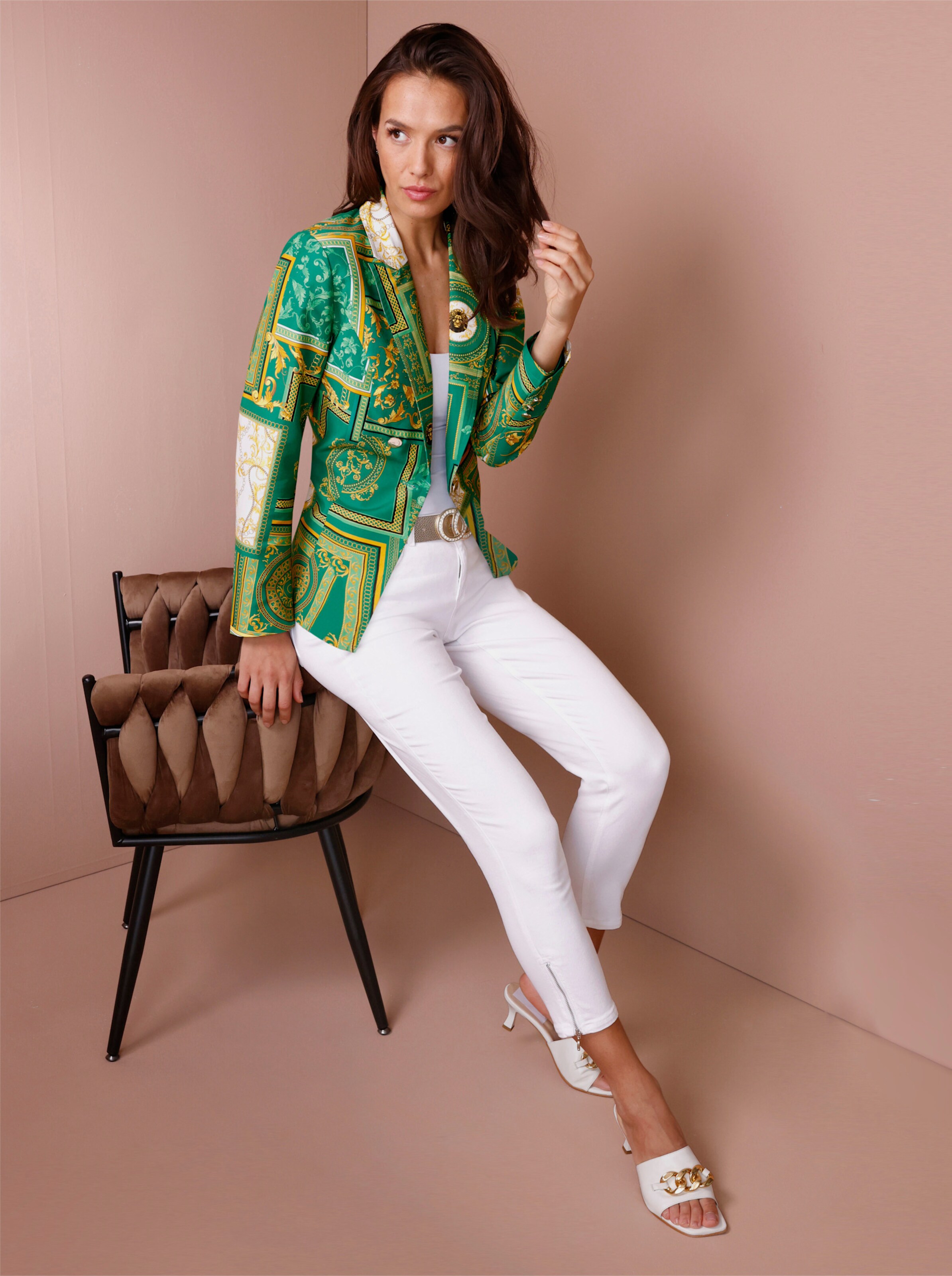 Seiden-Baumwoll-Blazer