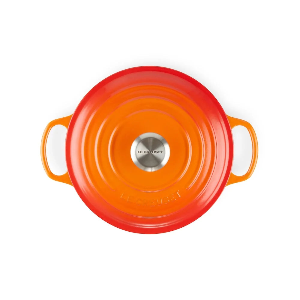 Le Creuset braadpan Signature Oranjerood