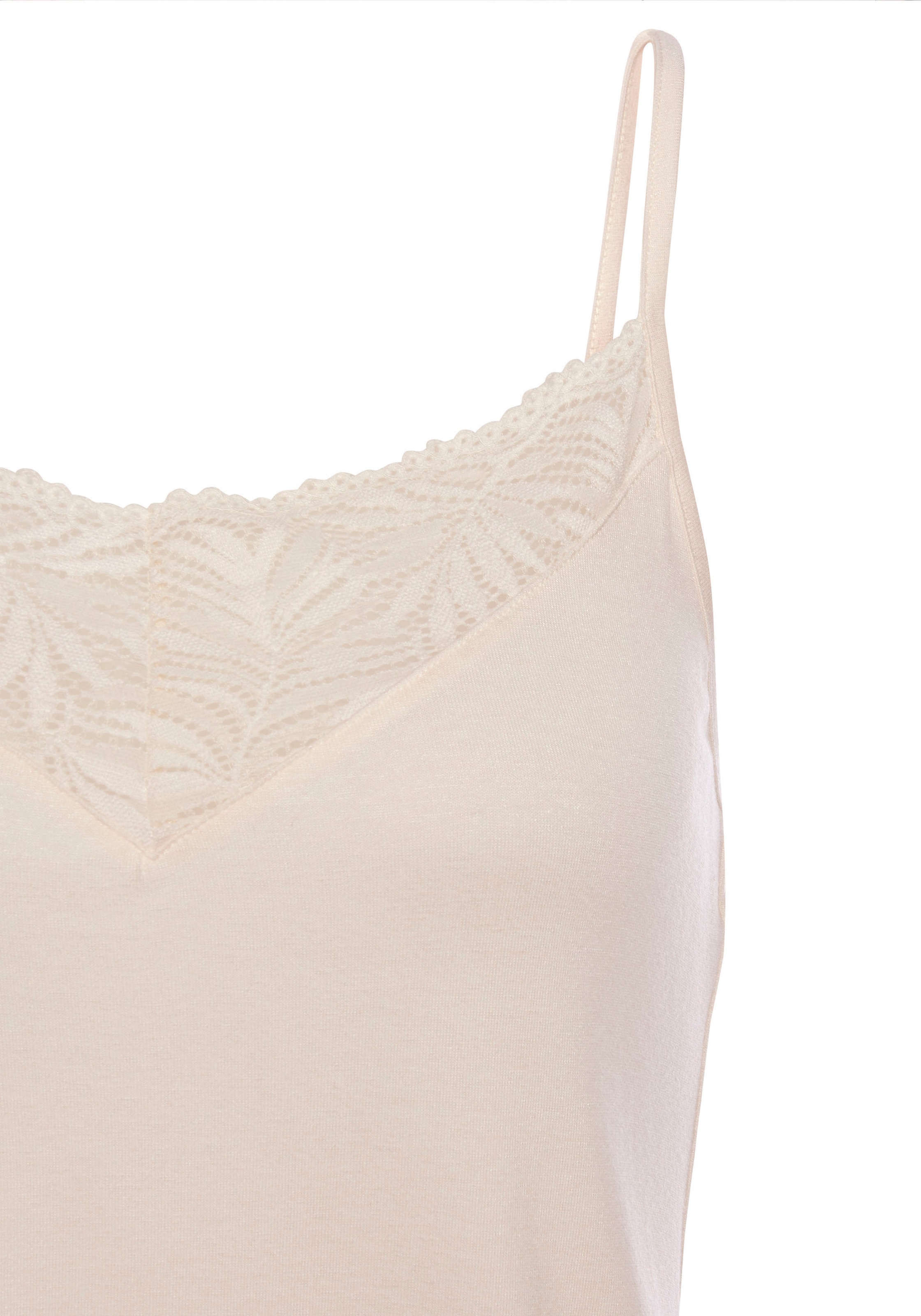 LASCANA Spitzentop , mit edlen Spitzendetails