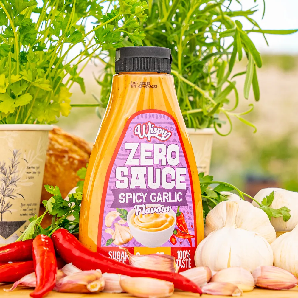 Wispy Zero Sauce Spicy Garlic - 430 g.