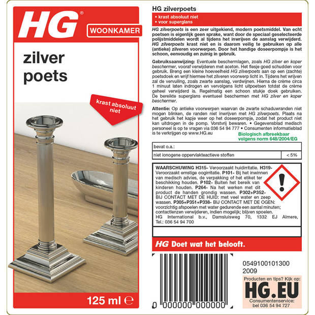 HG zilverpoets 125 ml