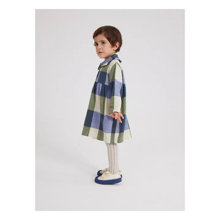Bobo Choses Robe Flannelle Carreaux | Vert