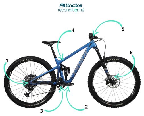 Produit Reconditionné - VTT Tout-Suspendu Pivot Swhitchblade Sram XO1 Eagle 12V 29' Bleu 2023