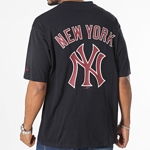 Tee Shirt MLB Large Logo New York Yankees 60416323 Bleu Marine