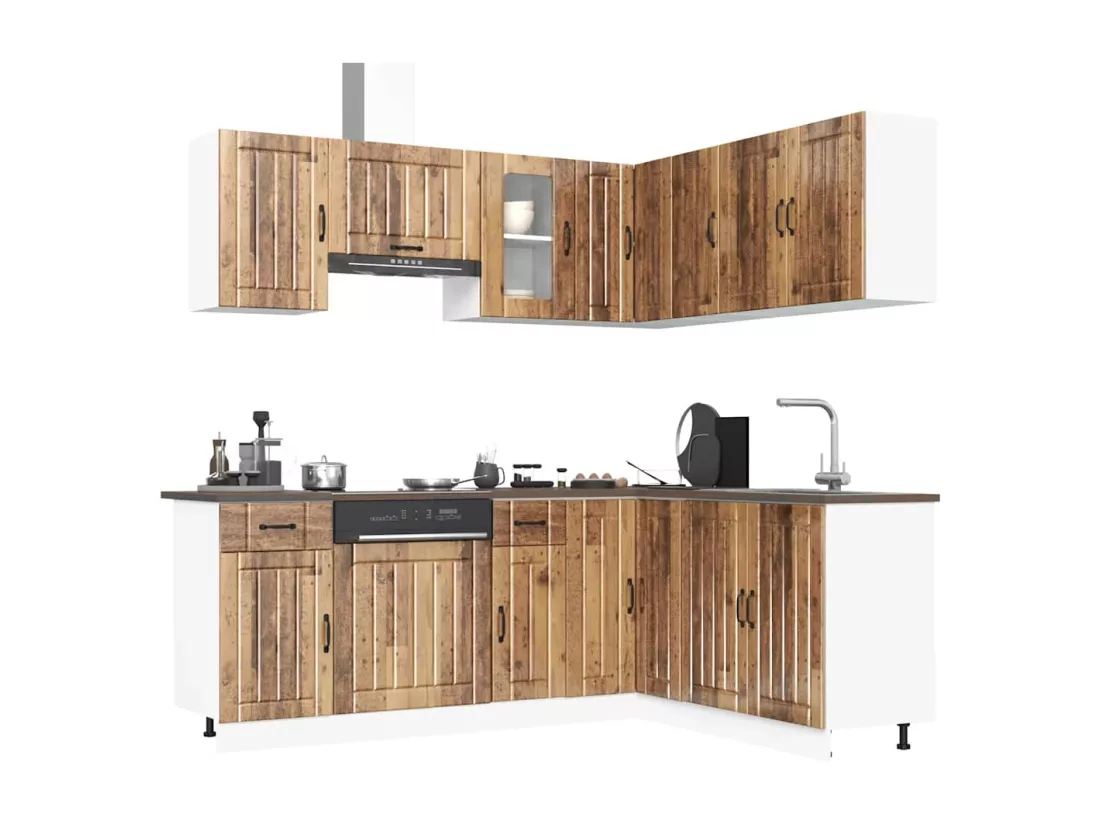 Ensemble d'armoires de cuisine 11 pcs Kalmar bois d'ingénierie