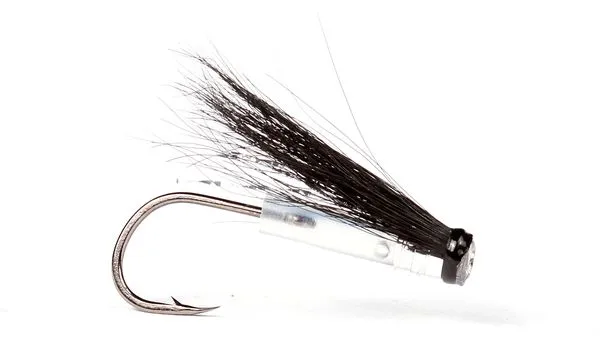 Umpqua Flies Collie Dog Hitch - Silver Flash Top 15mm Black