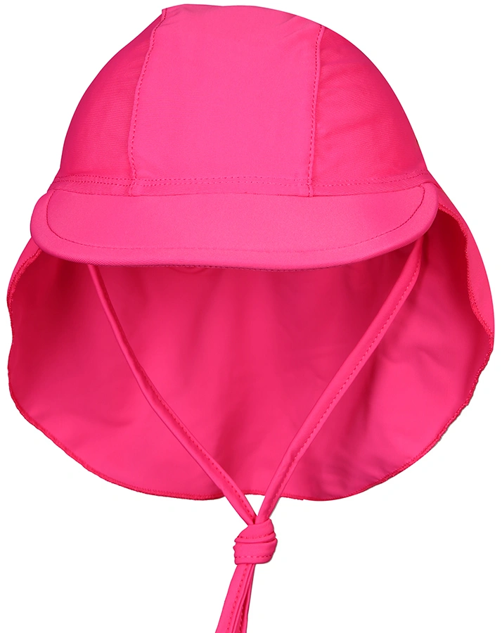 Bademütze UNI mit Nackenschutz in magenta