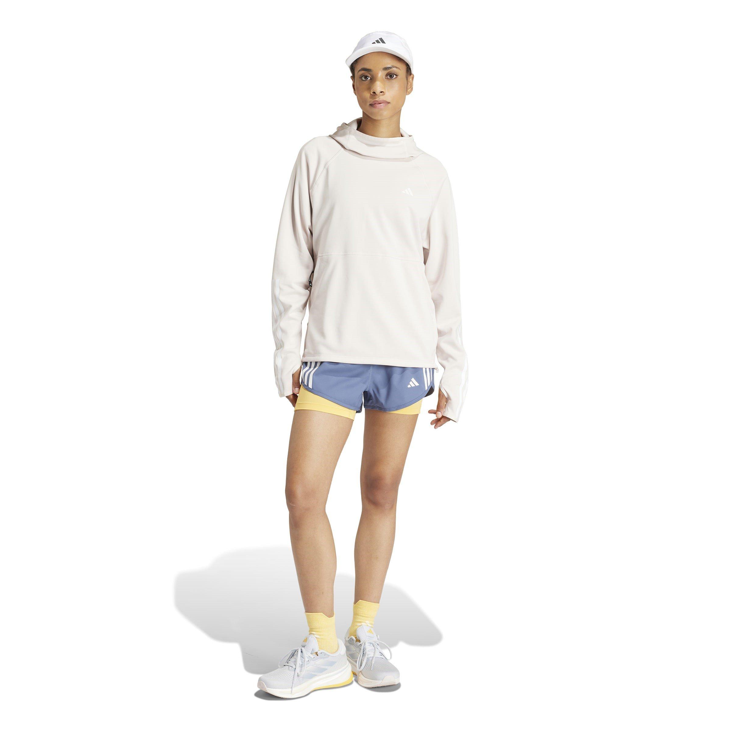 adidas Own The Run 3 Stripes Hoodie Womens