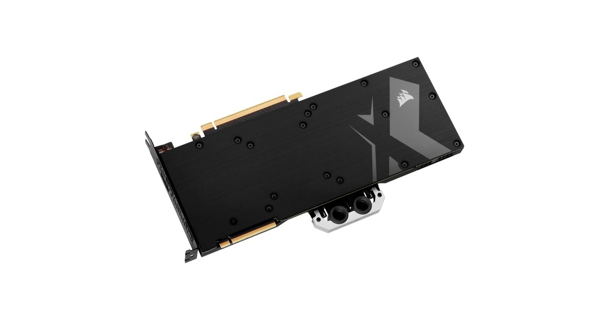 CorsairHydro X Series XG7 RGB 20-SERIES GPU Waterblok (2080 FE) waterkoeling  (Zwart)
