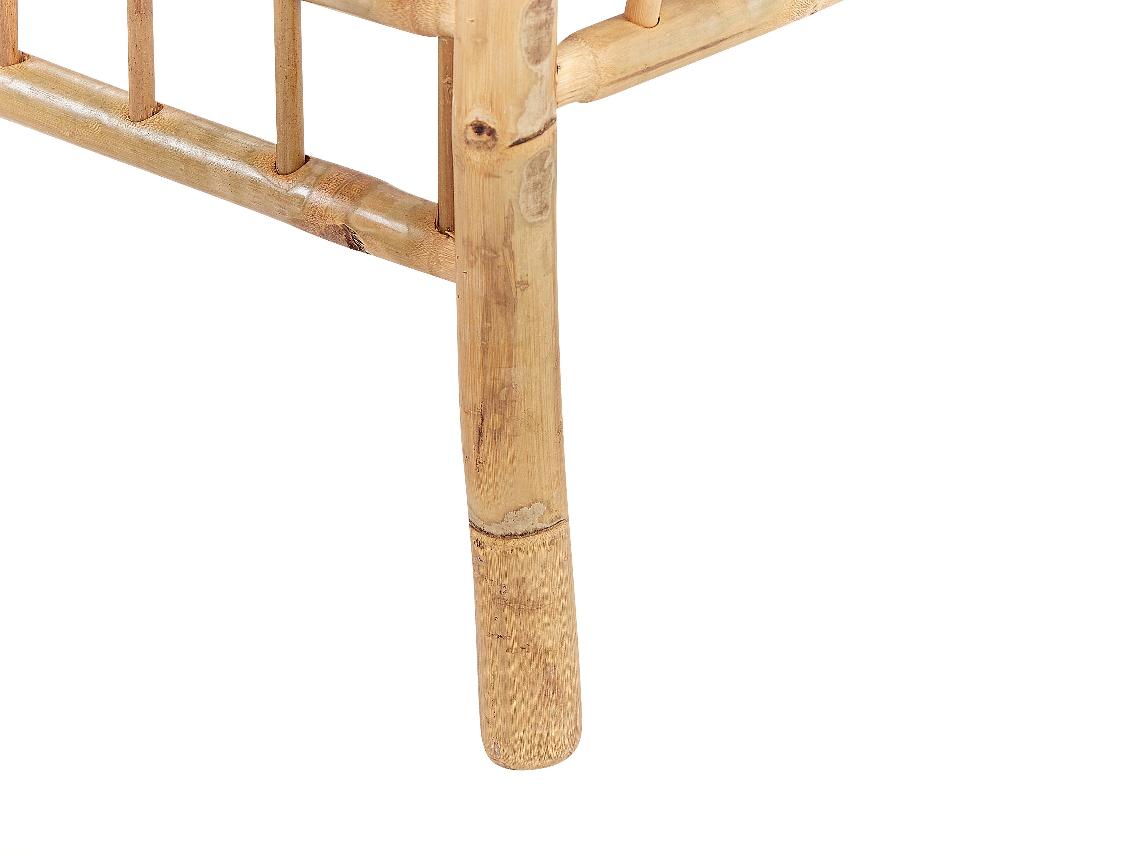 Loungeset met tafel 4-zits MAGGIORE Bamboehout Lichtbruin