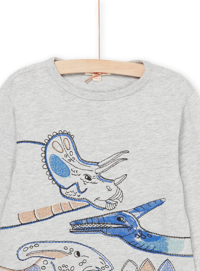 T-shirt à manches longues à motif dinosaures