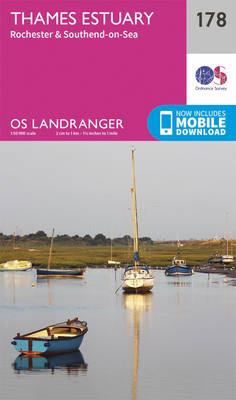 Thames Estuary, Rochester & Southend-on-Sea - OS Landranger Map 178 (Sheet map, folded)