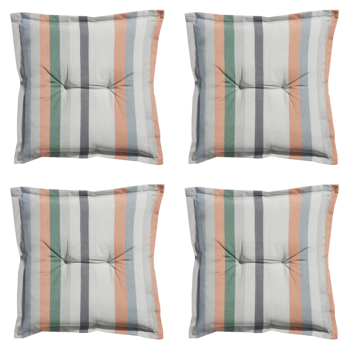 Madison Righe salmone Zitkussen - Set van 4