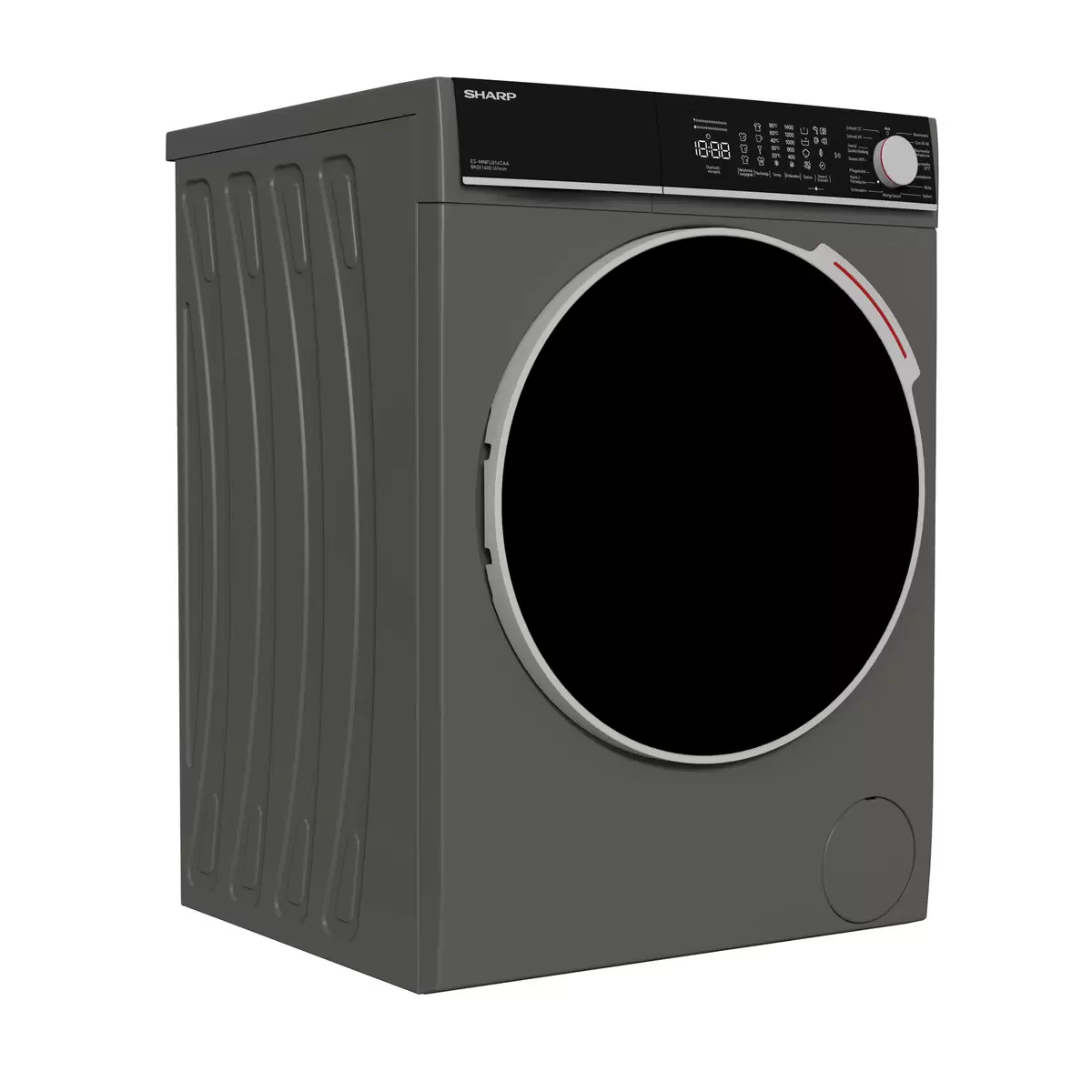 Waschmaschine 8kg Sharp ES-MNFL814CAA-DE Anthrazit