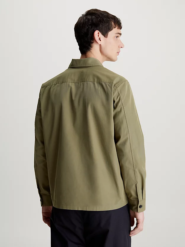 Camisa de sarja quadrada
