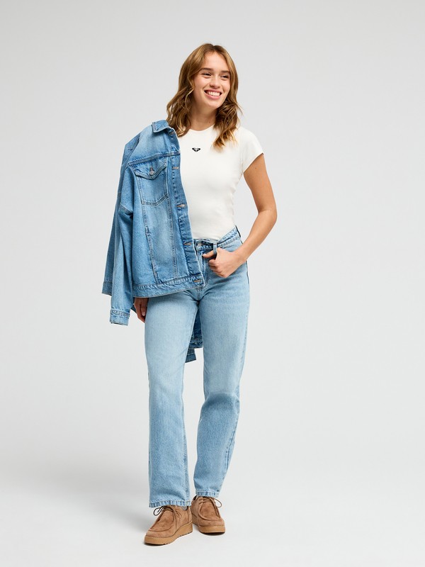 Tropic Dream Jean loose Bleu Femme