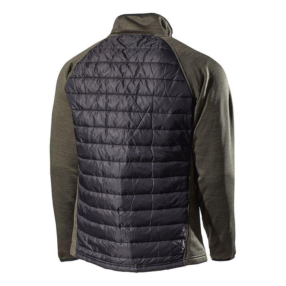 HYBRIDJAKKE L.BRADOR 6090P SVART/GRØNN STR