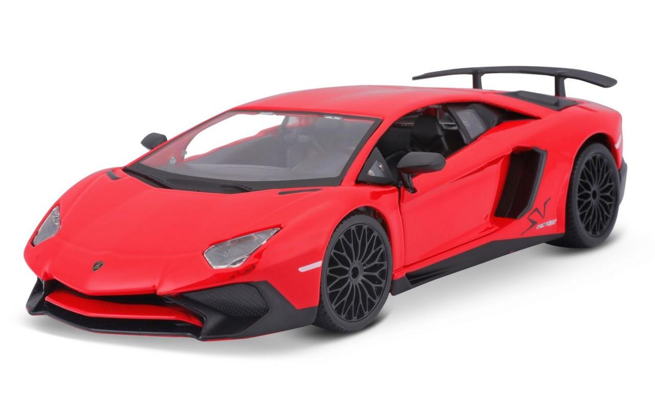 Lamborghini Aventador LP 750-4 SV Rot 1:24Sammlermodell im Massstab 1:24