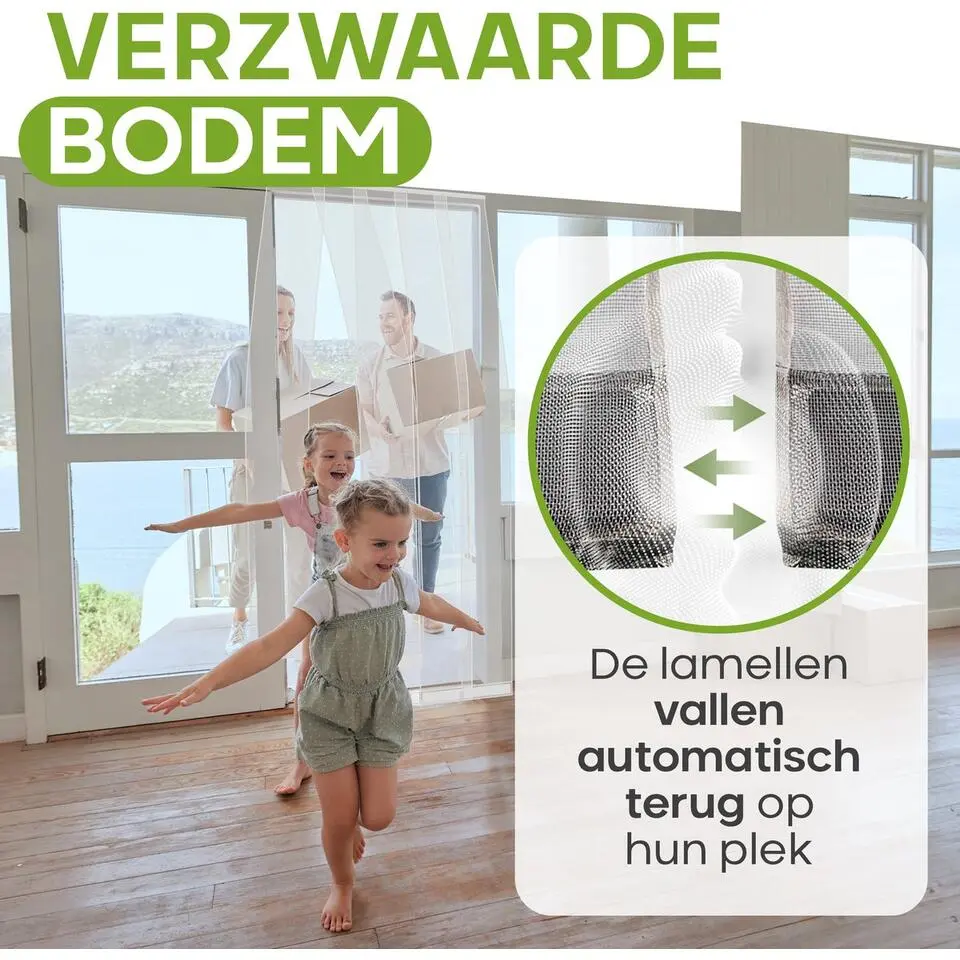 O'DADDY Lamellenhor 100x260 - Deurgordijn - wit