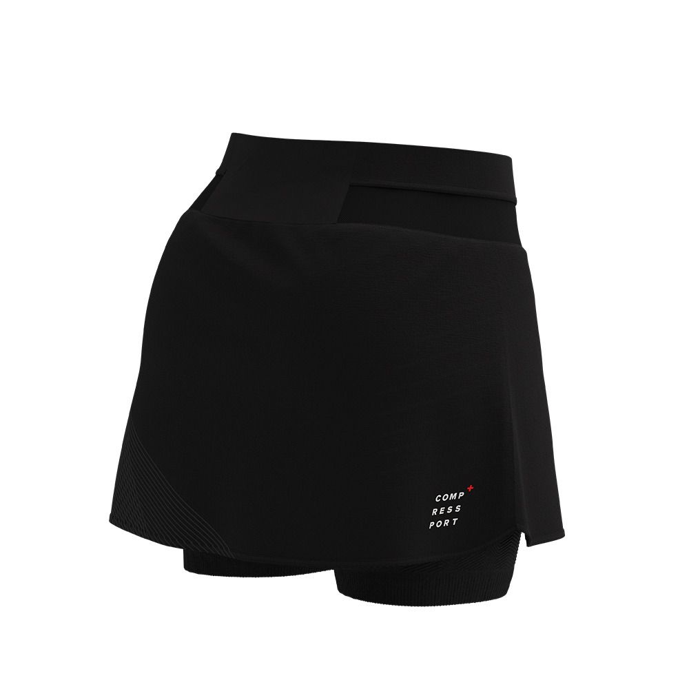 Compressport PERFORMANCE SKIRT - Jupe-short Femme black