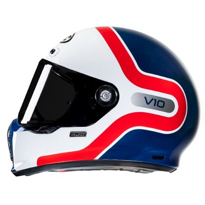 Casque Hjc V10 - GRAPE - Bleu / Rouge