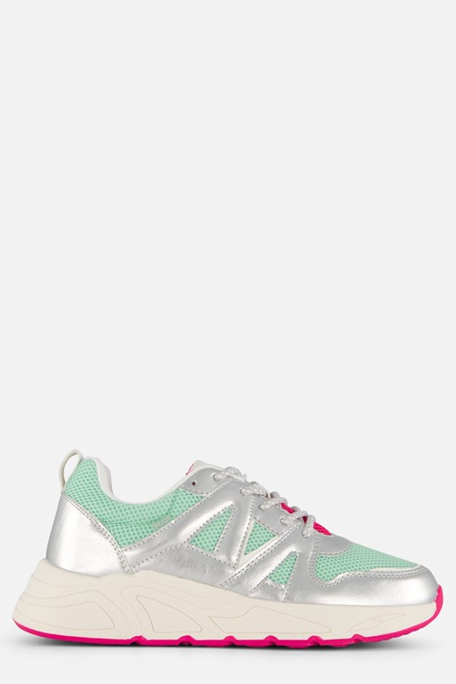 POSH by Poelman Sneakers zilver Synthetisch