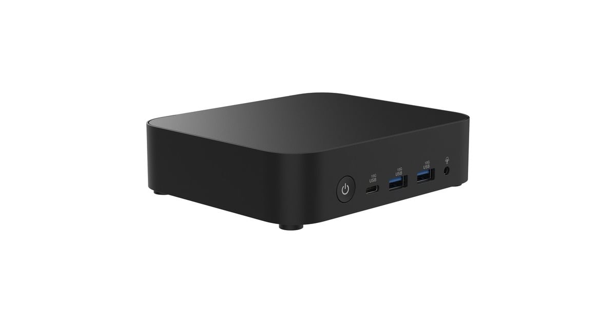 ASUSNUC 14 Essential Slim Kit RNUC14MNK2500002 barebone  (Zwart | zonder besturingssysteem)