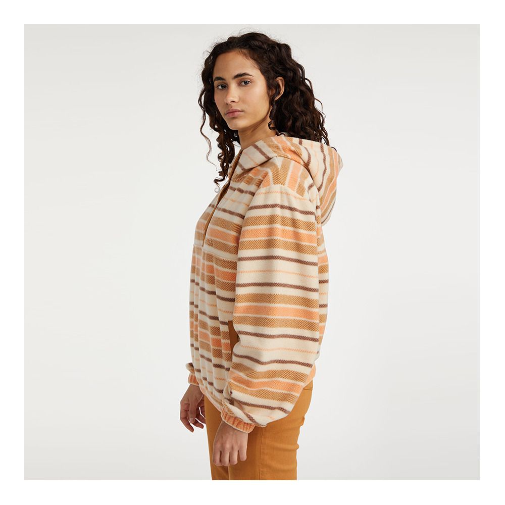 O'Neill SUPERFLEECE - Polaire Femme white crossover stripe