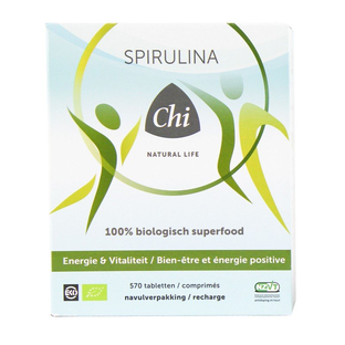 Chi Bio Spirulina Tabletten Navulling 570TB