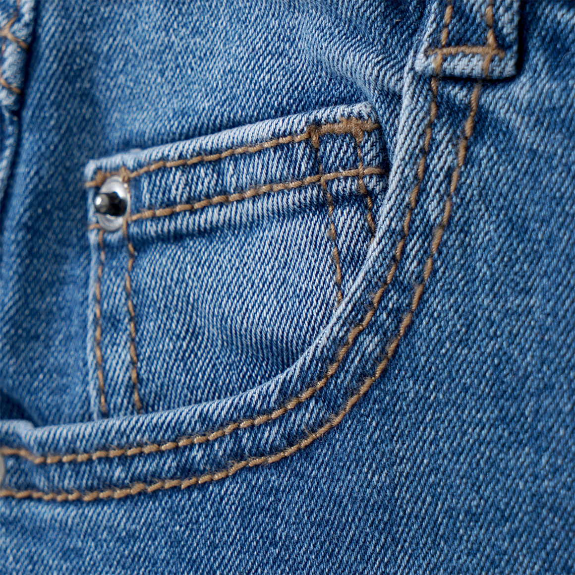 Jonas Nielsen Jungen Jeansshorts im Five-Pocket-Style blau