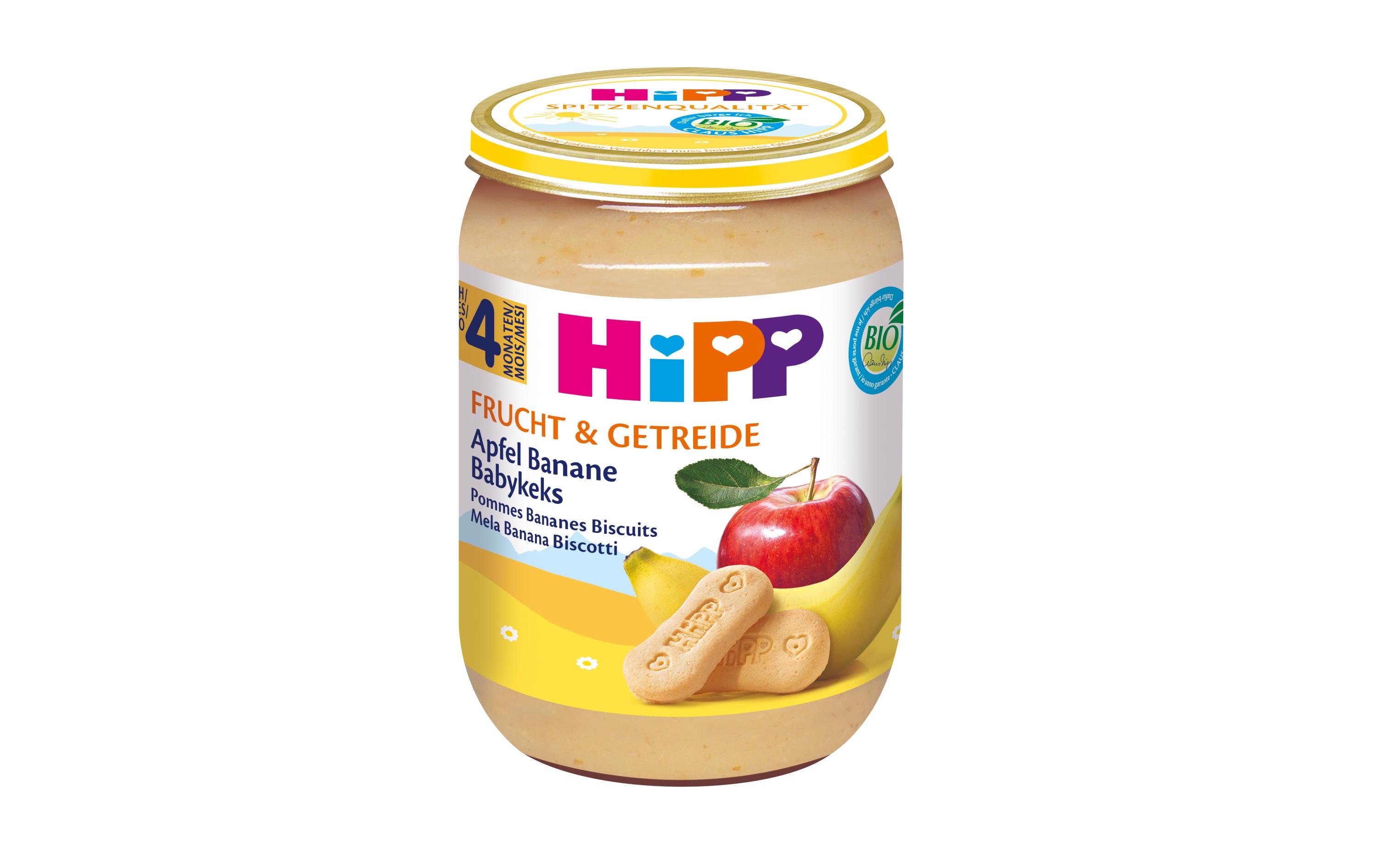 Früchte Apfel-Banane & BabykeksFrüchte, Apfel Banane Babykeks, 1 x 190 g