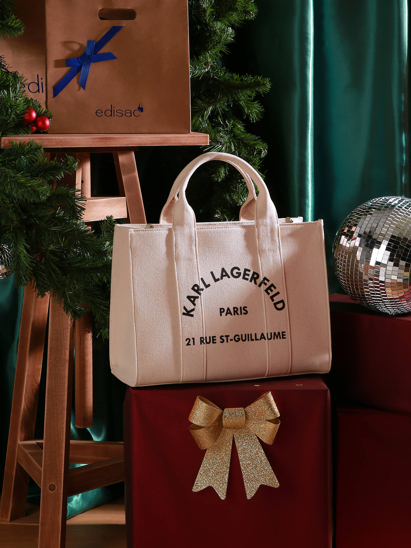 Sac  main RSG coton KARL LAGERFELD