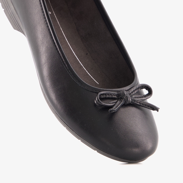 Softline dames ballerina's met strik