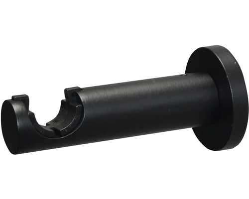 Gordijnroedeset Kreta zwart 120-210 cm Ø 16 mm/Ø 19 mm